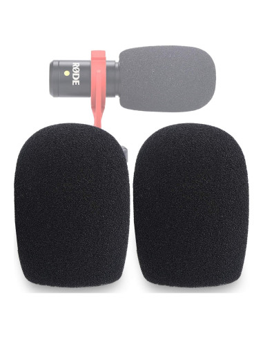 Funda de Espuma SUNMON para Micrófono Rode VideoMicro Me - 2 Piezas