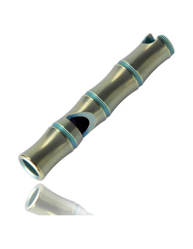 Silbato de Emergencia TACRAY TR-KS2203 Titanio Verde 120dB