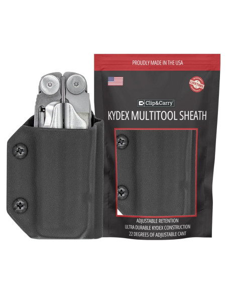 Funda Kydex Clip & Carry para Leatherman Wave - Negro Funda Kydex Clip & Carry para Leatherman Wave - Negro