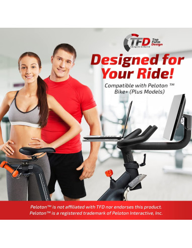 Bandeja+ TFD para Peloton Bike+ - Soporte para Laptop Acrílico