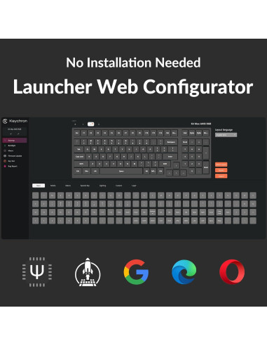 Teclado Mecánico Inalámbrico Keychron K4 Max 96% RGB