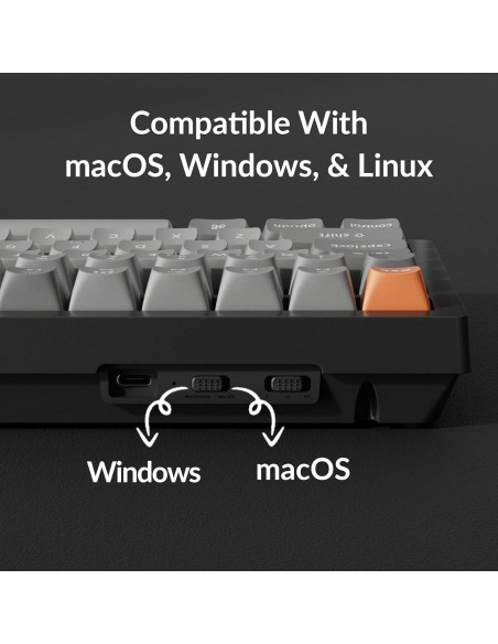 Teclado Mecánico Inalámbrico Keychron K4 Max 96% RGB Teclado Mecánico Inalámbrico Keychron K4 Max 96% RGB