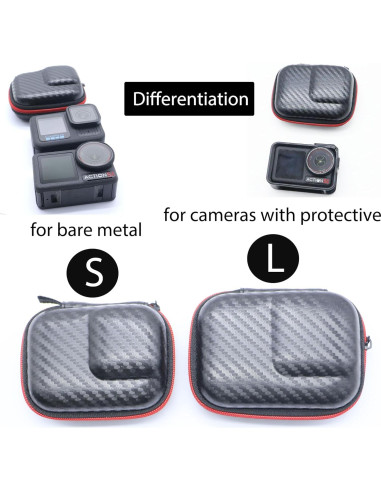 Funda de transporte PCTC para cámaras de acción GoPro y más