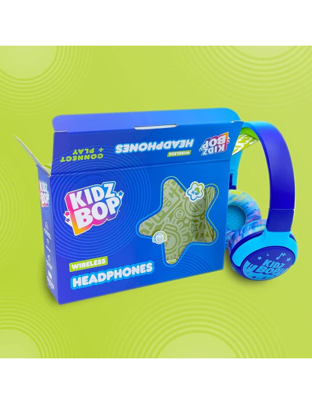Auriculares Bluetooth Move2Play Kidz Bop para Niños 3-13 Años Auriculares Bluetooth Move2Play Kidz Bop para Niños 3-13 Años