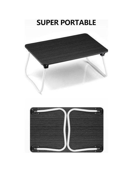 Mesa Plegable Komlyar Negra para Laptop y Desayuno 29x44.5cm Mesa Plegable Komlyar Negra para Laptop y Desayuno 29x44.5cm