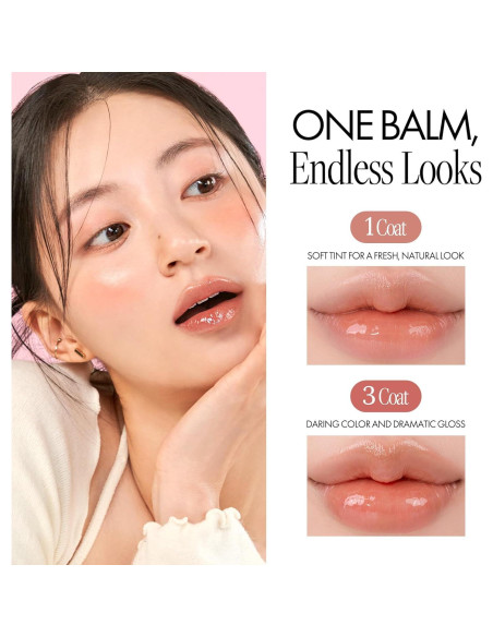 Bálsamo Labial Hidratante Rom&nd Glasting Melting 3.4g 01 Coco Nude Bálsamo Labial Hidratante Rom&nd Glasting Melting 3.4g 01 Coco Nude