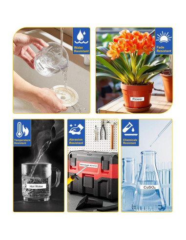 Paquete de 5 cintas TZe-231 Brother P-Touch 12mm Blanco