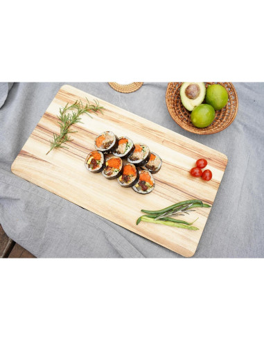 Tabla de cortar de madera de alcanfor BOUMBI 34.5x21 cm