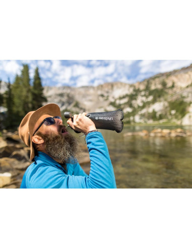 Filtro de Agua LifeStraw Peak 1L Gris Montaña Oscura Compacto