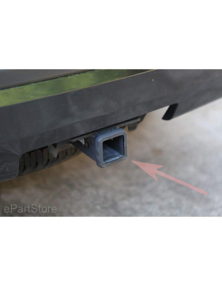 Cubierta de Enchufe de Remolque eVerHITCH 2" Aluminio Negro Cubierta de Enchufe de Remolque eVerHITCH 2" Aluminio Negro