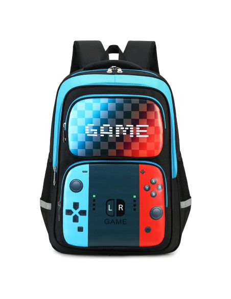 Mochila Escolar Niños Azul y Rojo 26.88L Impermeable Mochila Escolar Niños Azul y Rojo 26.88L Impermeable