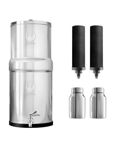 Filtro de Agua Phoenix Gravity 5.68L Acero Inoxidable NSF