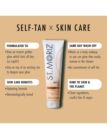 Loción Autobronceadora Gradual St Moriz 150ml - Bronceado Medio Loción Autobronceadora Gradual St Moriz 150ml - Bronceado Medio