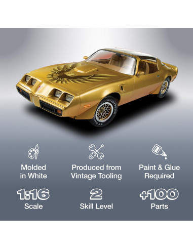 Modelo a Escala 1:16 MPC 862 Pontiac Firebird 1979