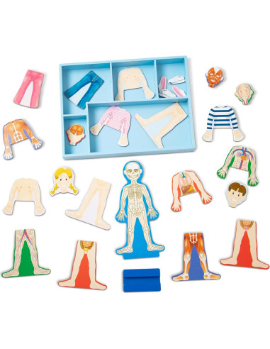 Juego de Anatomía del Cuerpo Humano Magnético Melissa & Doug