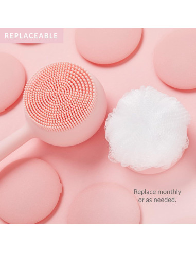 Reemplazos de esponja de lufa PMD Beauty con plata - 2 unidades