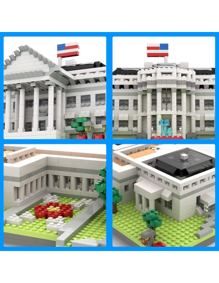 Set de Micro Mini Bloques Casa Blanca SEMKY 3000 Piezas Set de Micro Mini Bloques Casa Blanca SEMKY 3000 Piezas