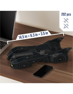 4D Build Batmobile DC Modelo 3D 202 Piezas para Adultos 2