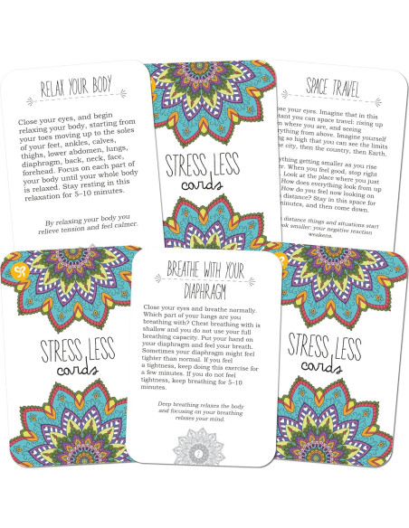 Tarjetas de Estrés Menos Sunny Present - 50 Ejercicios de Mindfulness Tarjetas de Estrés Menos Sunny Present - 50 Ejercicios de Mindfulness