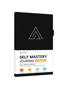 Diario de Autodisciplina DRAPHY - Gratitud y Productividad Negro