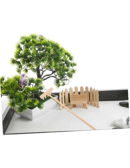 Rastrillos de Arena Zen Mini VICASKY - 4 Piezas 14x3.5cm Rastrillos de Arena Zen Mini VICASKY - 4 Piezas 14x3.5cm