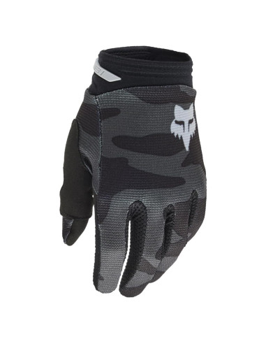 Guante de Motocross Fox Racing Juvenil 180 BNKR Camo Negro Mediano