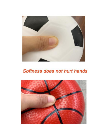 Pelotas Deportivas SPDTECH 6 cm Fútbol y Baloncesto - 2 Pzas
