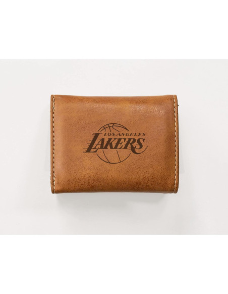 Cartera Trifold Marrón Rico Industries Lakers Grabada a Láser Cartera Trifold Marrón Rico Industries Lakers Grabada a Láser