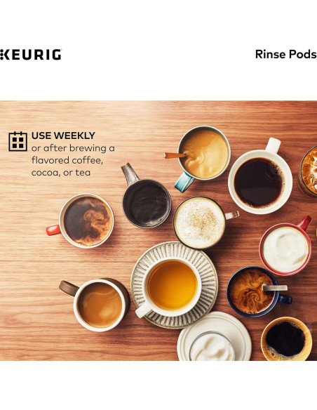 Keurig Kit de Mantenimiento de Cafetera 3 Meses - Solución Desincrustante, Filtros y Cápsulas Keurig Kit de Mantenimiento de Cafetera 3 Meses - Solución Desincrustante, Filtros y Cápsulas