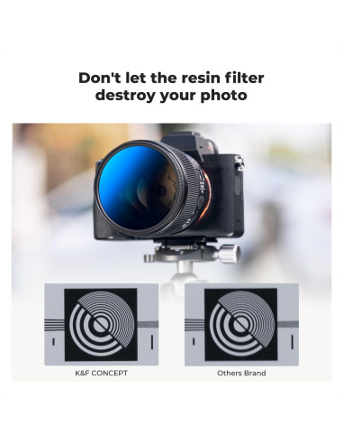 K&F Concept Filtro de Lente UV/CPL/ND 55mm - 3 Piezas