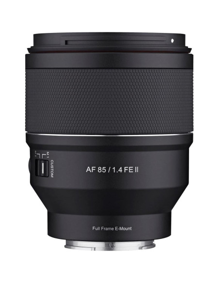 Lente Rokinon AF 85mm f/1.4 II para Sony E - Ligera y Compacta Lente Rokinon AF 85mm f/1.4 II para Sony E - Ligera y Compacta