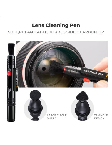 Kit de Limpieza de Lentes K&F Concept 15 en 1 para Cámara