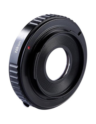 Adaptador de Montura K&F Concept Nikon a Pentax K con Cristal