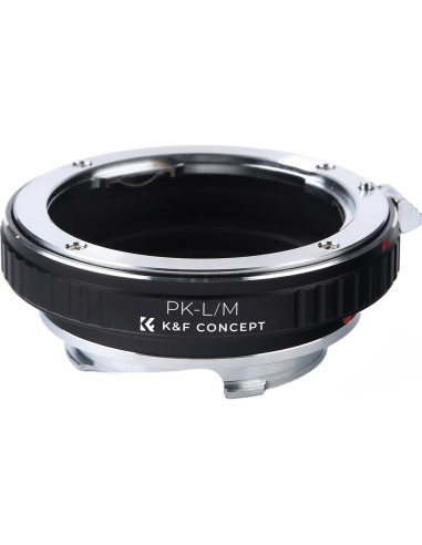 Adaptador K&F Concept Pentax PK a Lente L/M - Enfoque Infinito