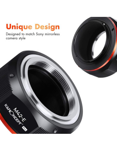 Adaptador de Montura M42 a Sony E-Mount K&F Concept