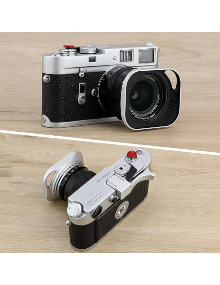 Capucha de Lente Metálica Haoge LH-ZV06P para Carl Zeiss ZM Capucha de Lente Metálica Haoge LH-ZV06P para Carl Zeiss ZM
