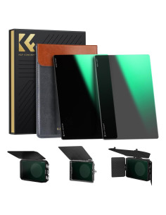 Kit de Filtros ND K&F Concept 10.16x14.35 cm para Matte Box