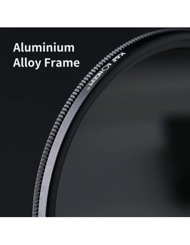 Filtro ND variable K&F Concept 67mm ND2-ND400 con paño