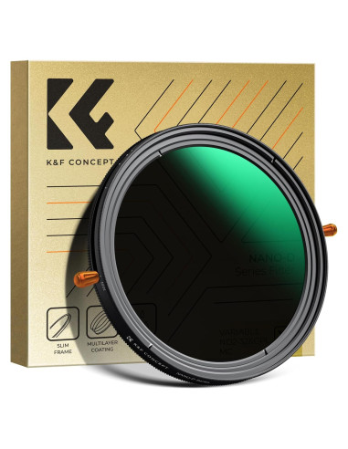 Filtro ND Variable y CPL K&F Concept 67mm Nano-D