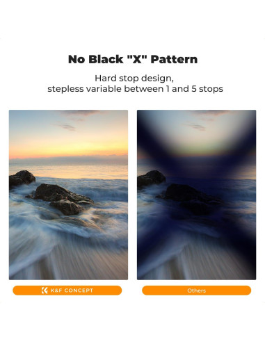 Filtro ND Variable K&F Concept 67mm ND2-ND32 y CPL