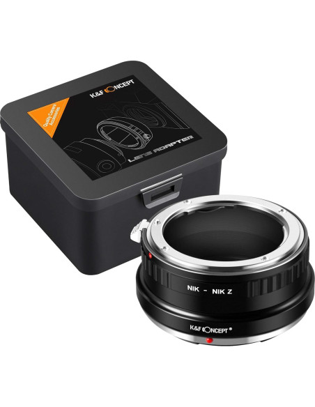 Adaptador de Montura K&F Concept FTZ para Lentes Nikon F a Z6 Z7 Adaptador de Montura K&F Concept FTZ para Lentes Nikon F a Z6 Z7