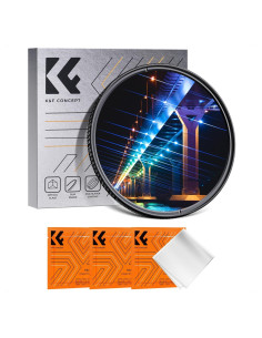 Filtro Anamórfico Circular K&F Concept 67mm Efecto Azul