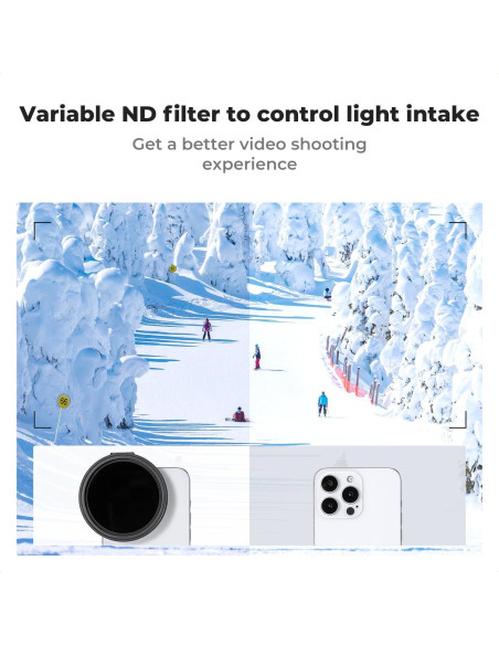 Filtro ND2-32 Magnético K&F Concept 67mm para Teléfono Filtro ND2-32 Magnético K&F Concept 67mm para Teléfono