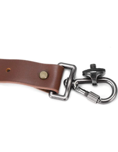 Correa de Hombro de Cuero PerGar para Cámara DSLR Ajustable
