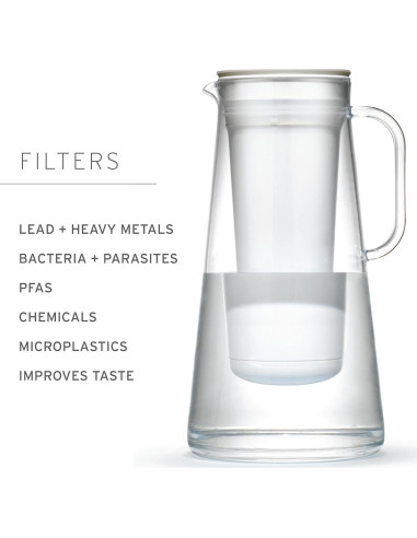 Jarra filtradora LifeStraw Home 10 tazas azul libre BPA