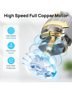 Batidora de Smoothies Consciot CB08 900W 3 Tazas Portátiles 2