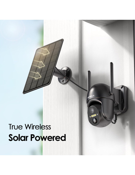 Cámara de Seguridad Solar SEHMUA 2K Inalámbrica Exterior Cámara de Seguridad Solar SEHMUA 2K Inalámbrica Exterior