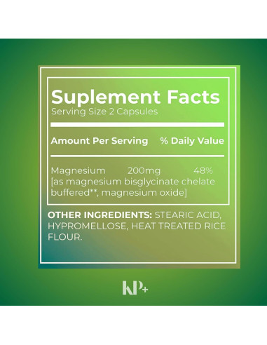 Suplemento Dietético Magnesio Spring Valley 200 mg 60 Cápsulas