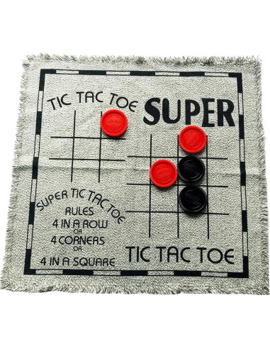 Juego de Damas 3 en 1 Yuanhe - Alfombra Reversible 66x66cm