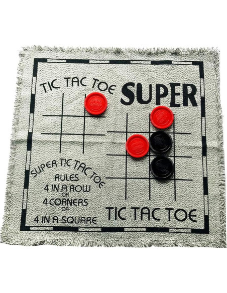 Juego de Damas 3 en 1 Yuanhe - Alfombra Reversible 66x66cm Juego de Damas 3 en 1 Yuanhe - Alfombra Reversible 66x66cm